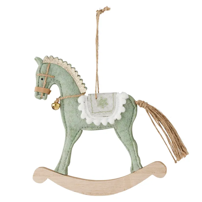 Green Hanging Rocking Horse