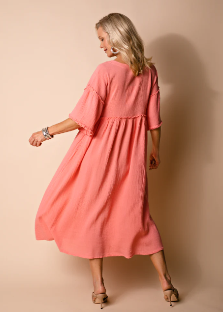 Hira Linen Blend Dress - 3 Colours