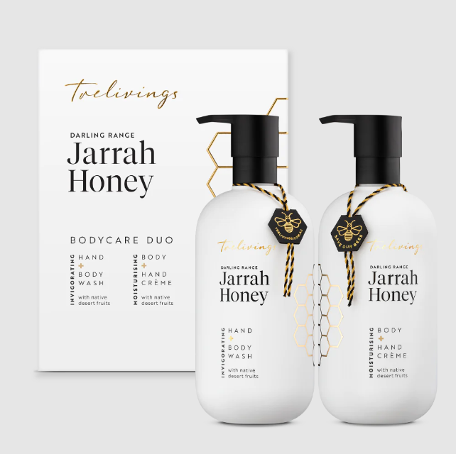 Trelivings Jarrah Honey Body Care Duo