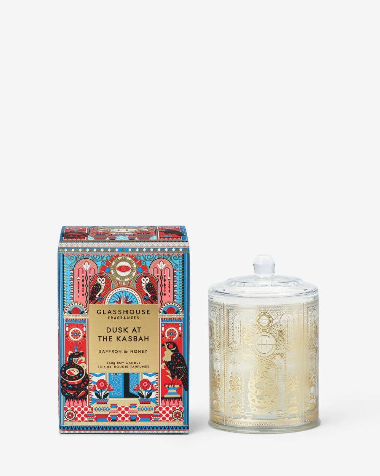 Glasshouse Dusk at the Kasbah Candle