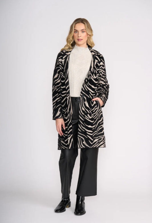 Lash Queen Coat -Zebra