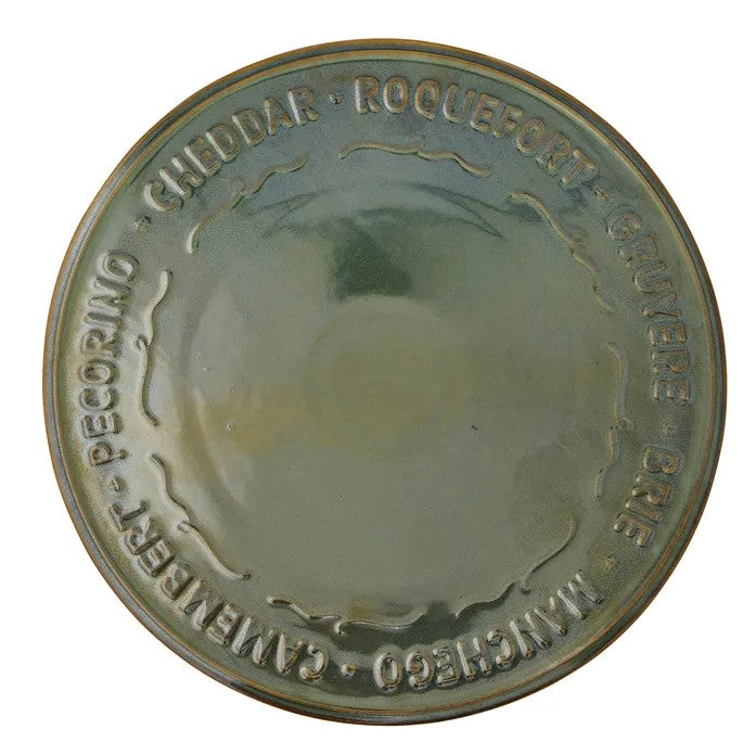Loire Ceramic Cheese Platter Olive