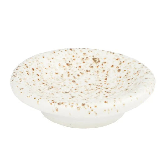 Massimo Ceramic Dish Ivory/Brown