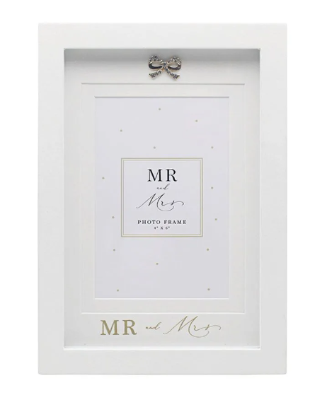 Jewelled Mr & Mrs Frame 4x6
