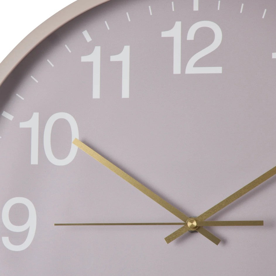 Hudson Wall Clock Pink
