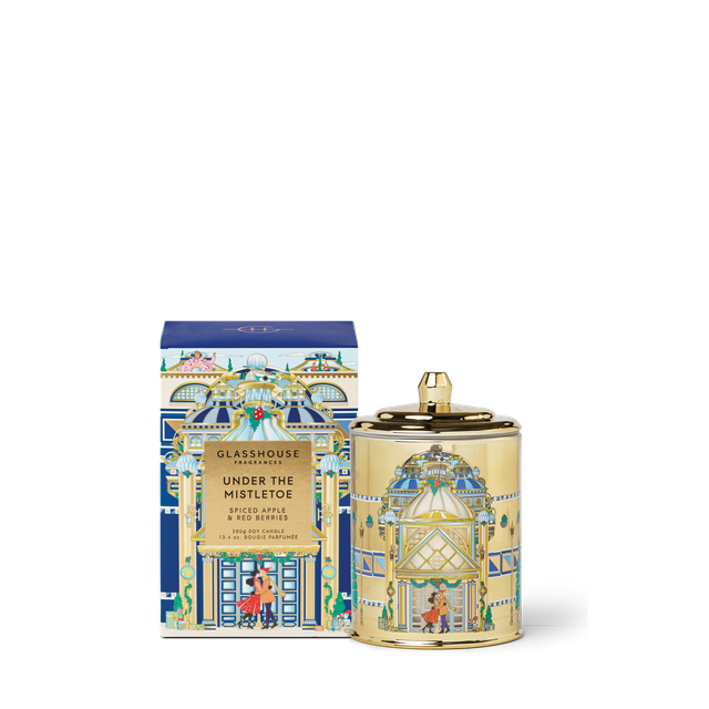 Glasshouse 380gm Candle Christmas 2025 - Under the Mistletoe