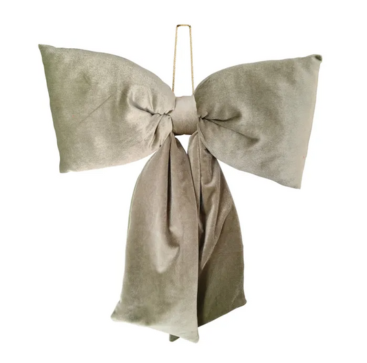 Velvet Sage Bow Tie Decoration