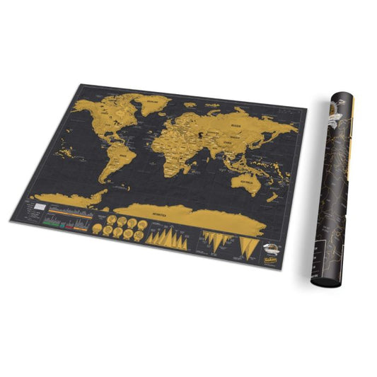 Scratch Map Deluxe Travel Edition