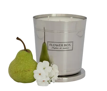 Flower Box "Flowers & Pear" Candle
