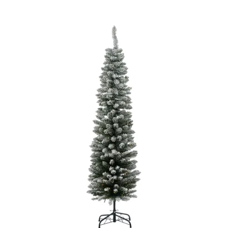 Snowy Christmas Tree with LED Tips