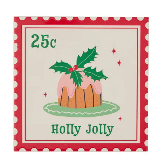 Christmas Stamp Trivet