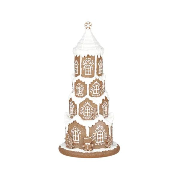 Tall Brown Gingerbread House