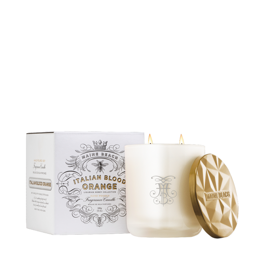 Maine Beach "Ligurian Honey & Italian Blood Orange" Candle