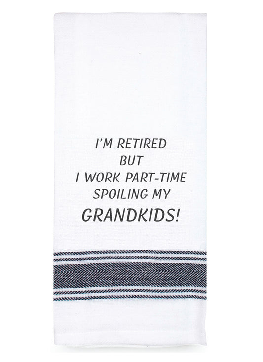 Tea Towel "Grandkids" Saying