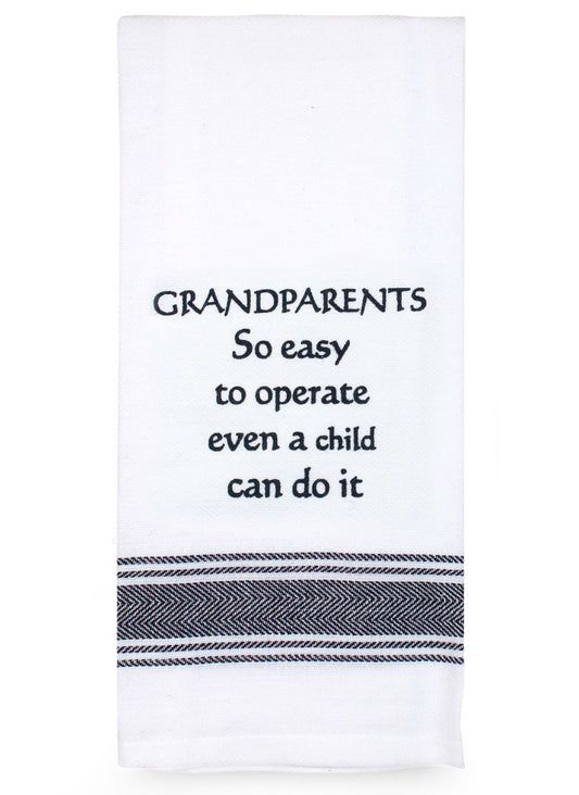 Tea Towel "Grandparents" Saying