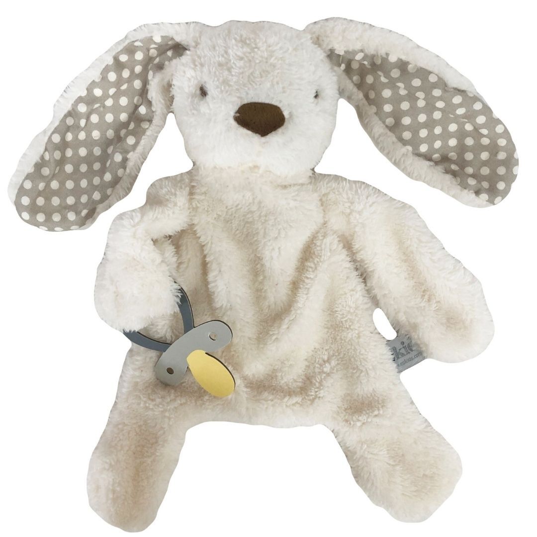 Fluffy Bunny Comforter with Dummy Holder