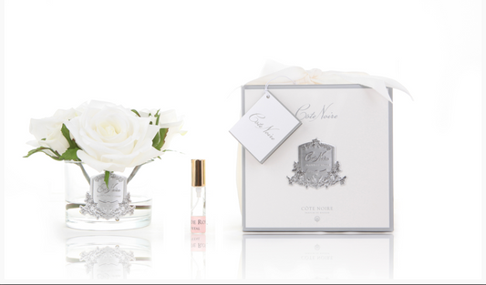 Cote Noire - Perfumed Natural Touch 5 Roses - Clear - White Ivory