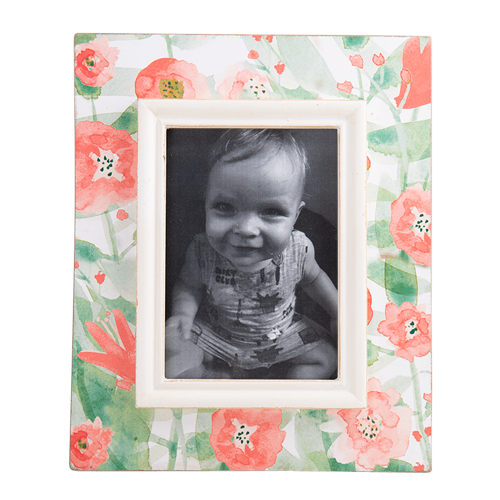 DWBH - Pink Poppies Photo Frame