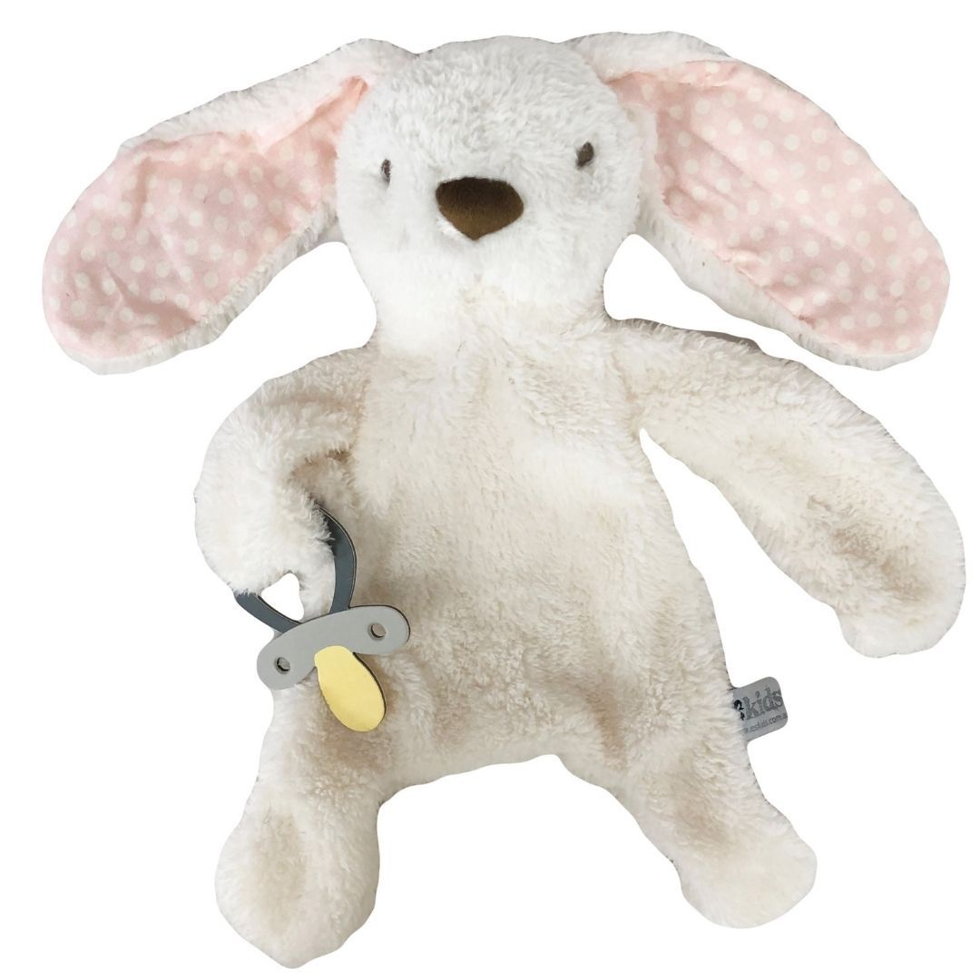 Fluffy Bunny Comforter with Dummy Holder