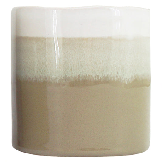 NF "Aria" Planter Pot Taupe 10x11cm