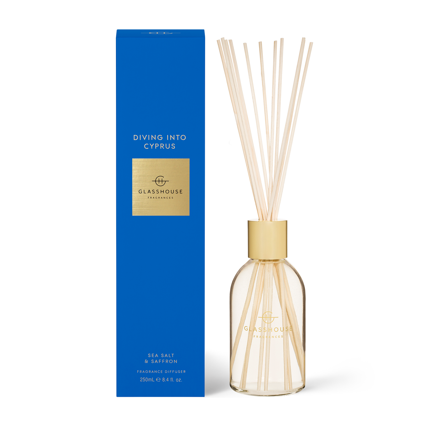 Glasshouse “Diving Into Cyprus” 250ml Fragrance Diffuser
