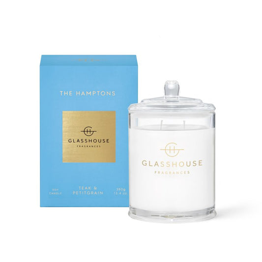 glasshouse soy candle the hamptons