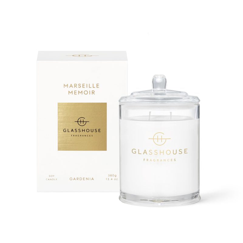 glasshouse soy candle marseille memoir