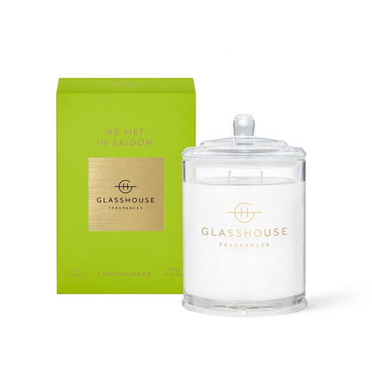 glasshouse soy candle we met in saigon