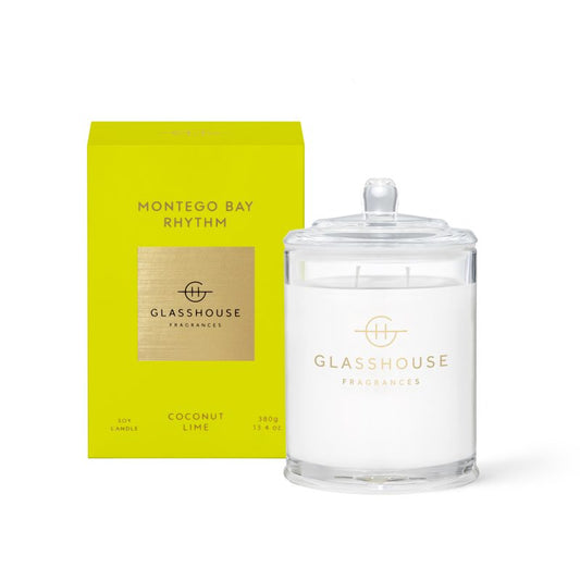 glasshouse soy candle montego bay rhythm