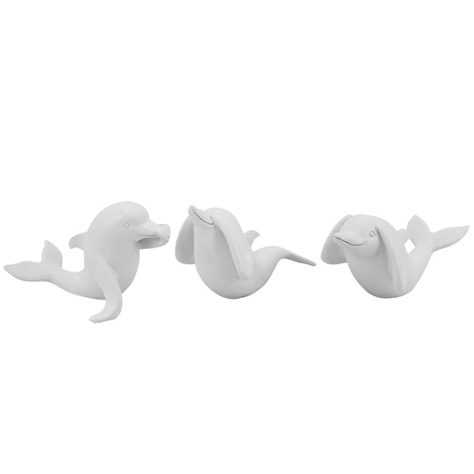 "Hear/Speak/See" Dolphin Set of 3