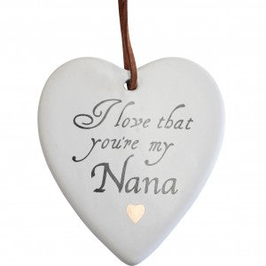 LaVida Hanging Heart "My Nana"