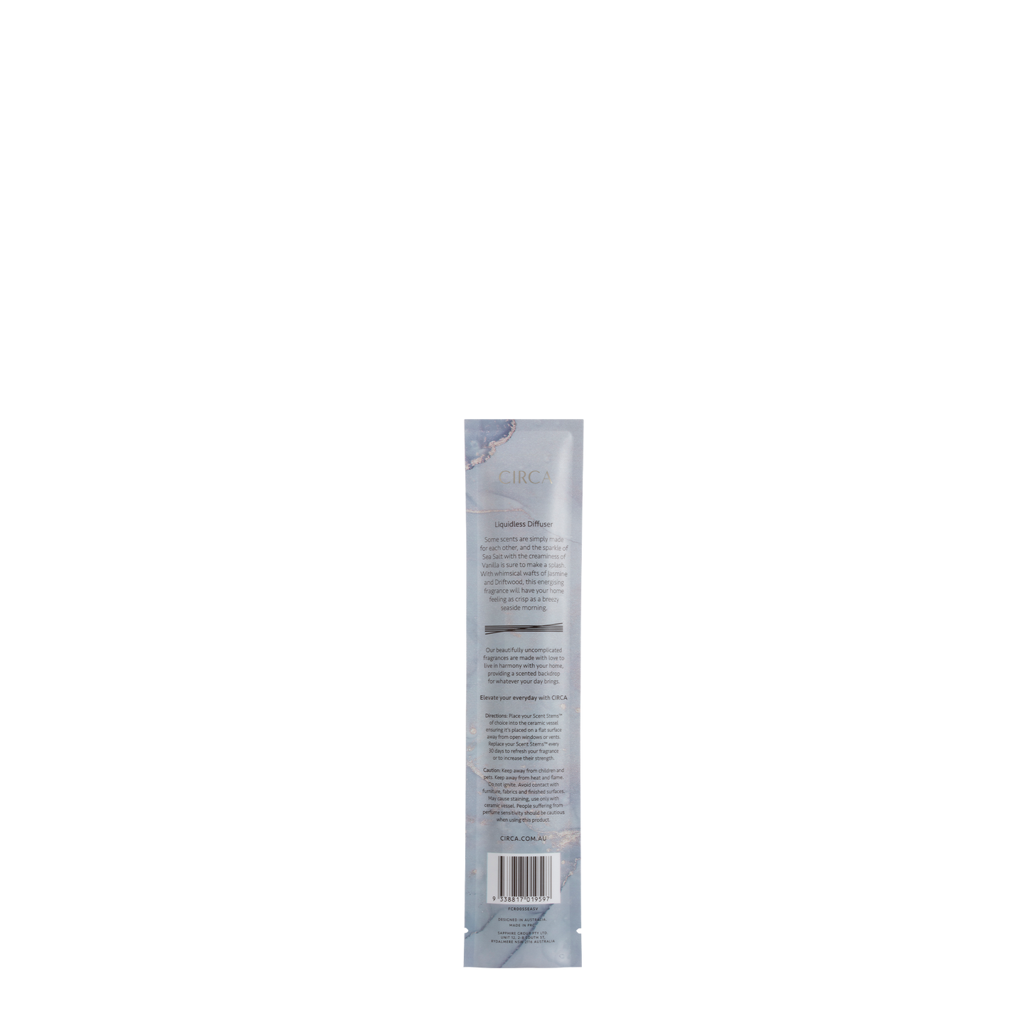 Circa "Sea Salt & Vanilla" Replacement Scent Stems
