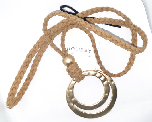 Double Circle Necklace