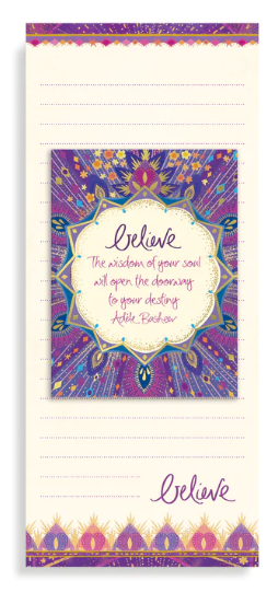 Intrinsic Magnetic List Pad Set "Believe"