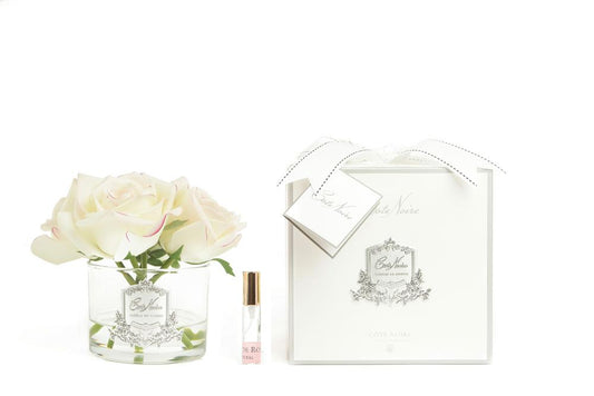 Cote Noire Five Roses "Pink Blush" Clear/Silver