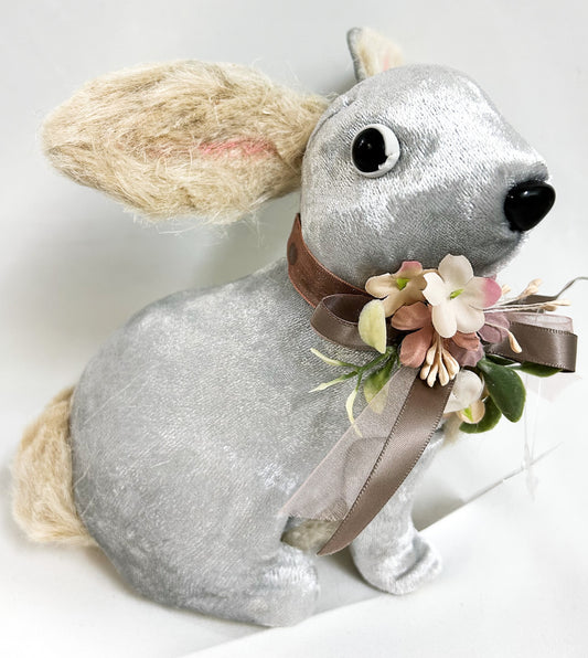 Silky Silver Easter Rabbit