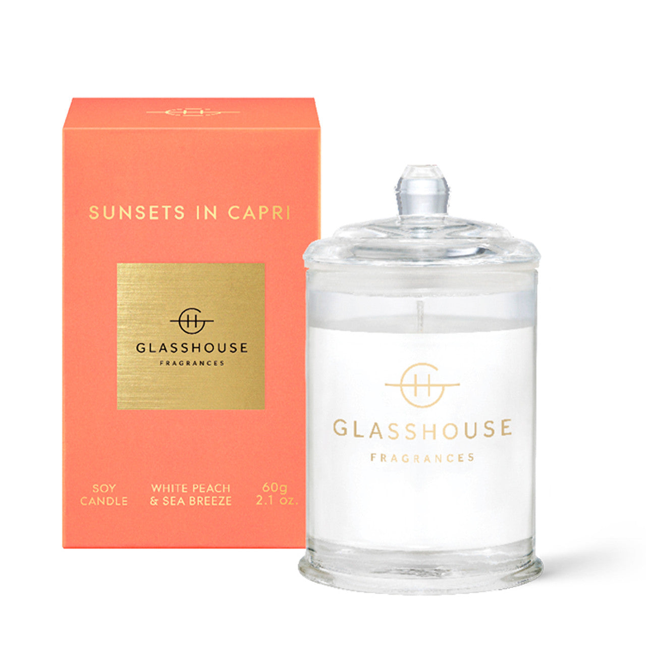 Glasshouse "Sunsets in Capri" Soy Candle