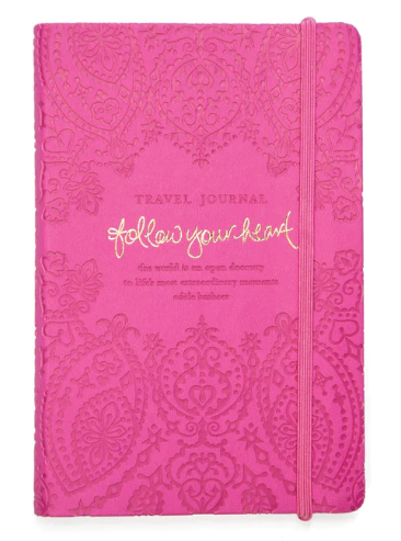 Intrinsic Travel Journal "Follow Your Heart" Carnival Pink