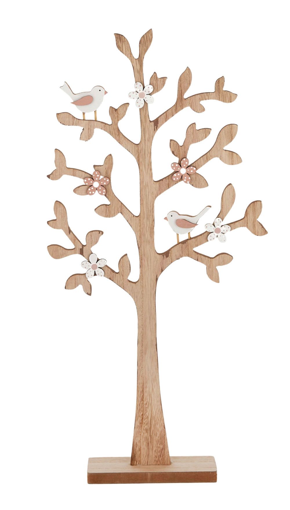 Easter Decoration Tree White & Natural