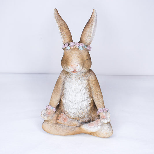 Sitting Yoga Easter Bunny